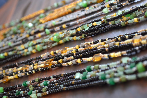 BILI EYEWEAR LANYARDS Green with silver