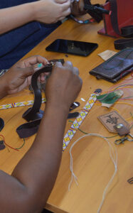 bead word being done